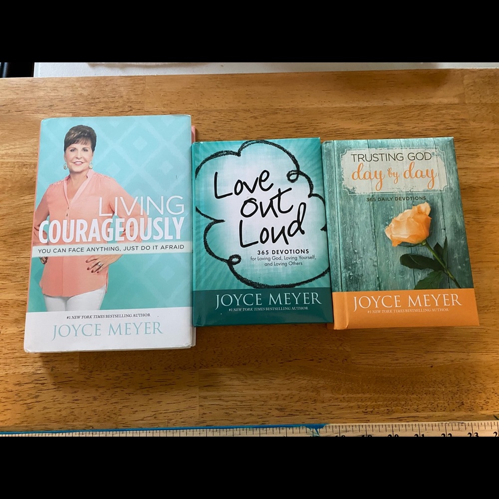 Joyce Meyers 3 books